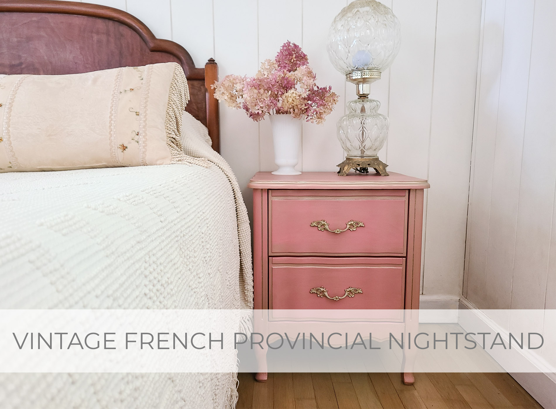 Showcase of Vintage French Provincial Nightstand by Larissa of Prodigal Pieces | prodigalpieces.com #prodigalpieces