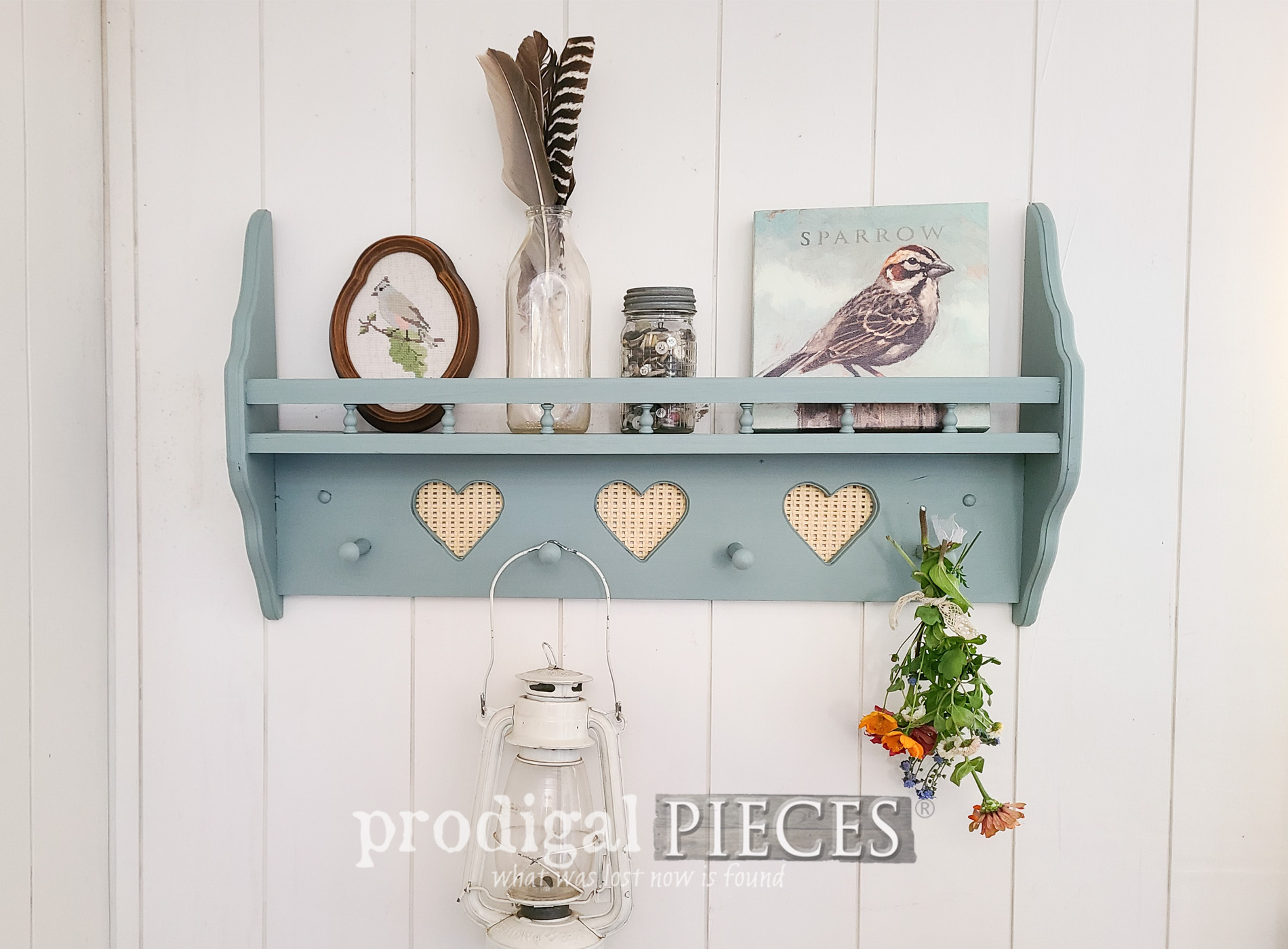 Featured Heart Cut-Out Shelf Update by Larissa of Prodigal Pieces | prodigalpieces.com #prodigalpieces