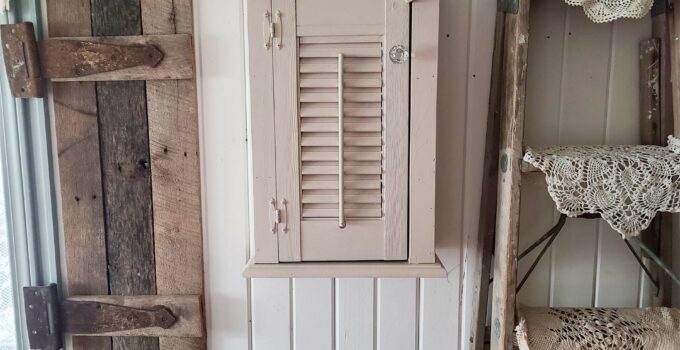 Louver Wall Cabinet Makeover