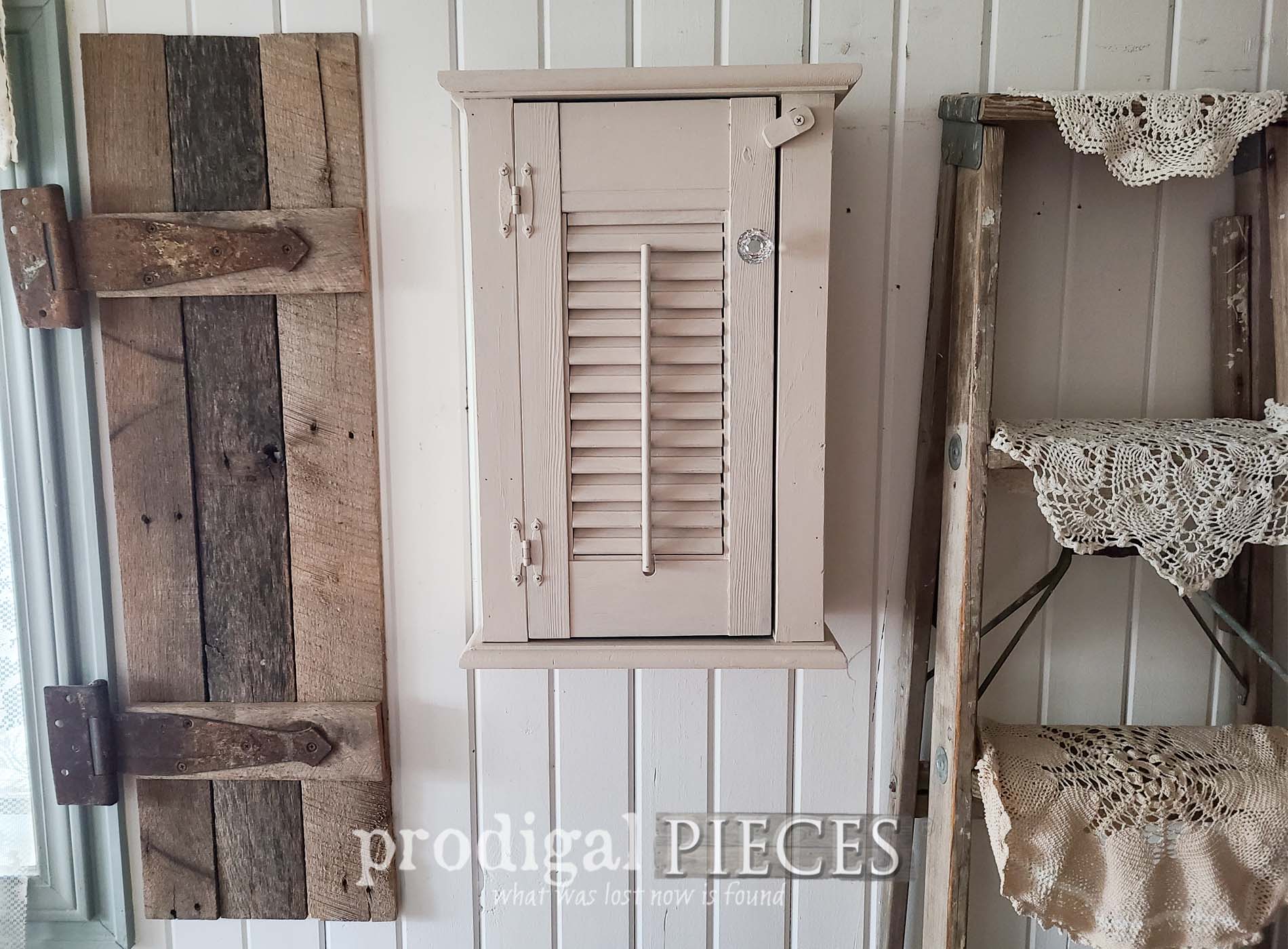 Featured Louver Wall Cabinet Makeover by Larissa of Prodigal Pieces | prodigalpieces.com #prodigalpieces