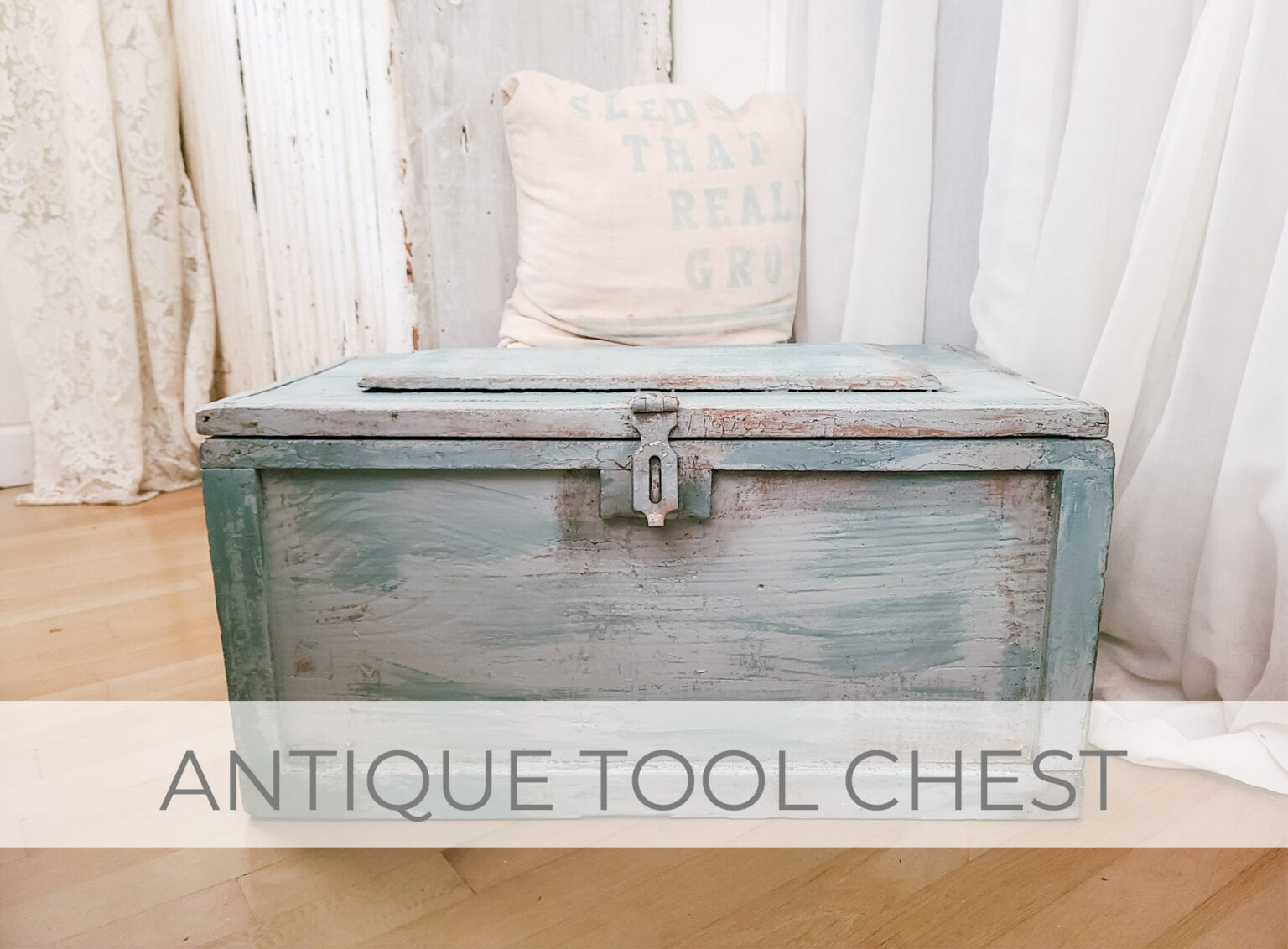 Showcase of Antique Tool Chest Revival by Larissa of Prodigal Pieces | prodigalpieces.com #prodigalpieces
