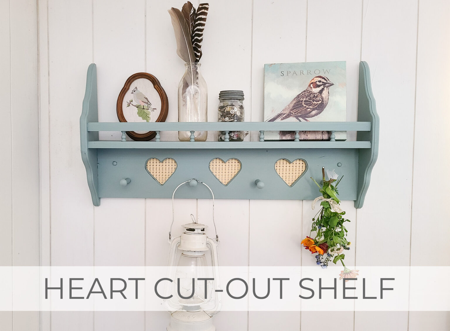 Showcase of Heart Cut-Out Shelf by Larissa of Prodigal Pieces | prodigalpieces.com #prodigalpieces