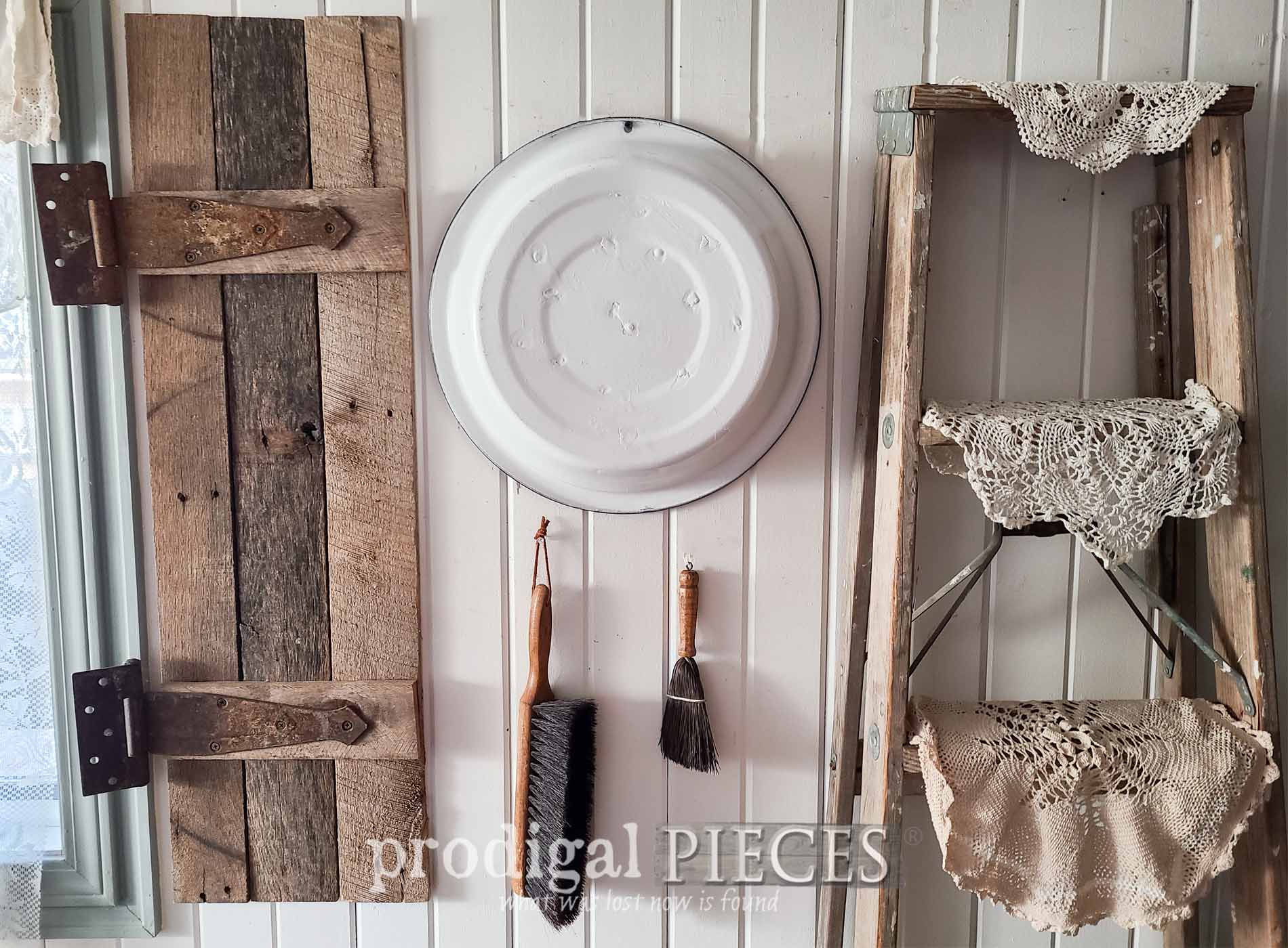 Featured Repaired Enamel Wash Basin by Larissa of Prodigal Pieces | prodigalpieces.com #prodigalpieces