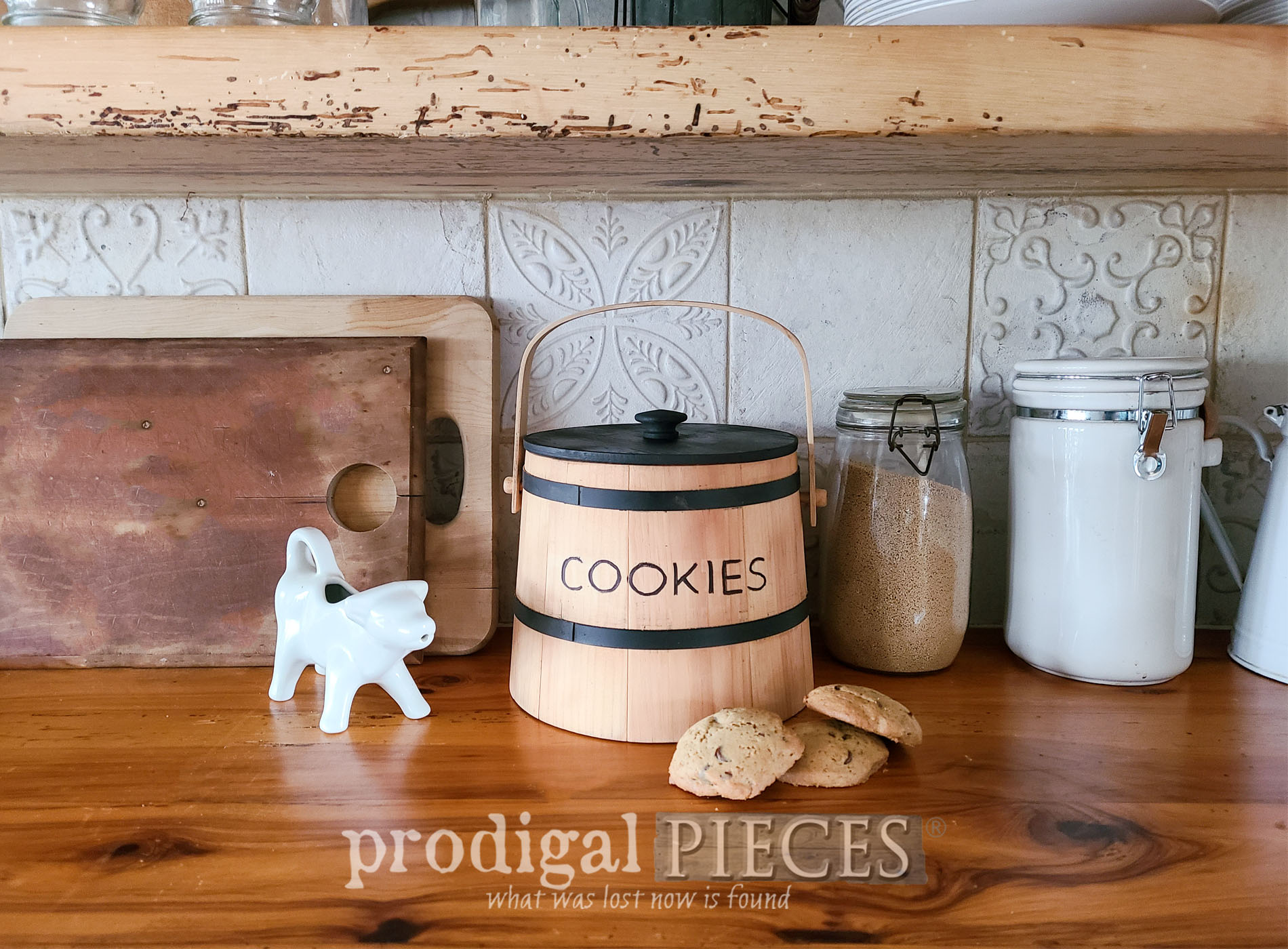 Featured Vintage Cookie Jar Makeover by Larissa of Prodigal Pieces | prodigalpieces.com #prodigalpieces