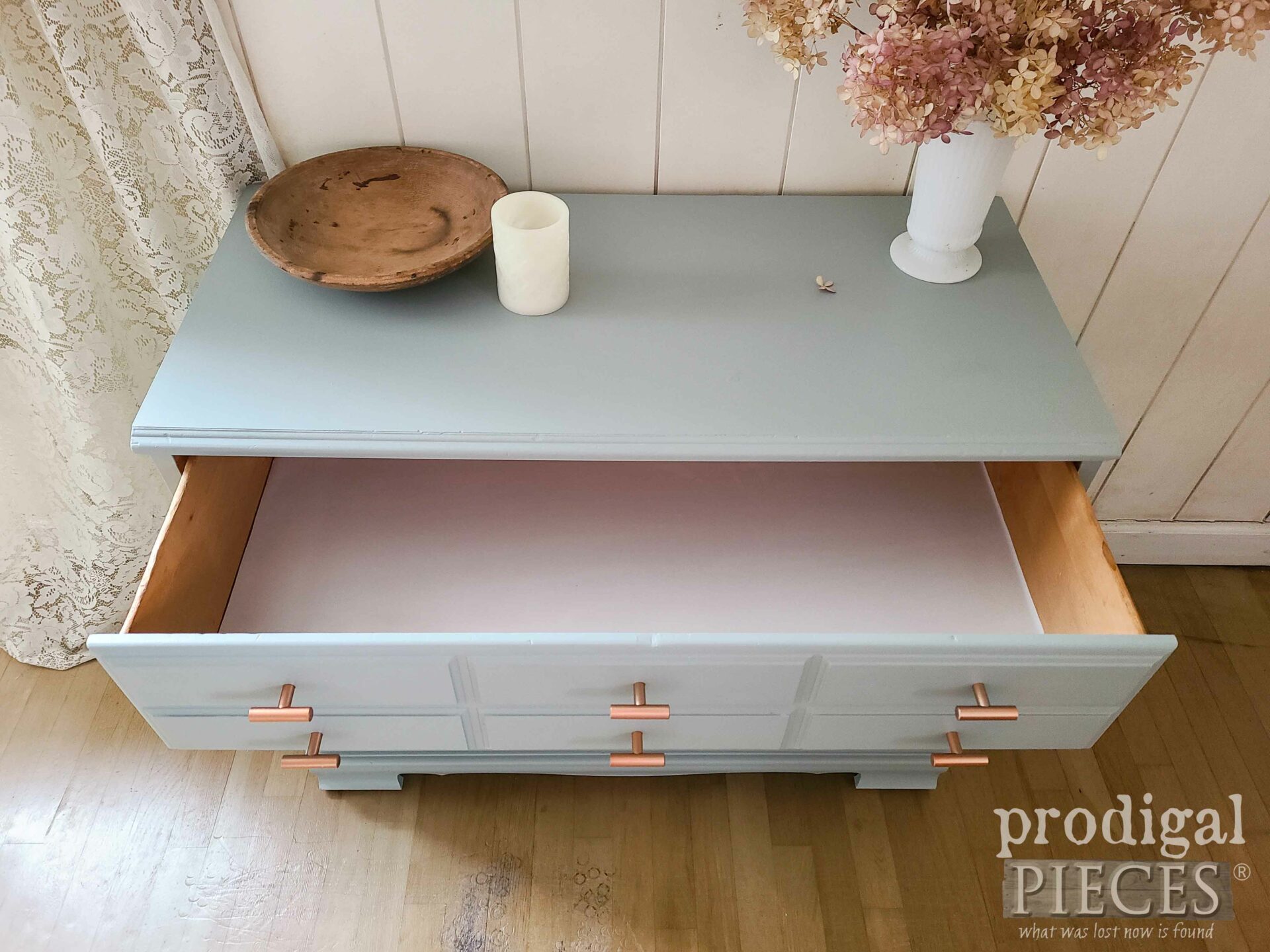 Open Lined Top Drawer by Larissa of Prodigal Pieces | prodigalpieces.com #prodigalpieces Open Lined Top Drawer by Larissa of Prodigal Pieces | prodigalpieces.com #prodigalpieces