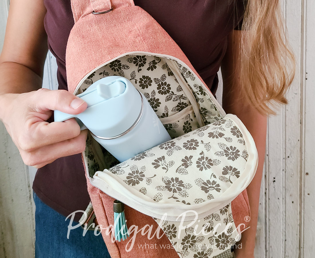 DIY Refashioned Sling Bag Featured Top 4 | prodigalpieces.com #prodigalpieces