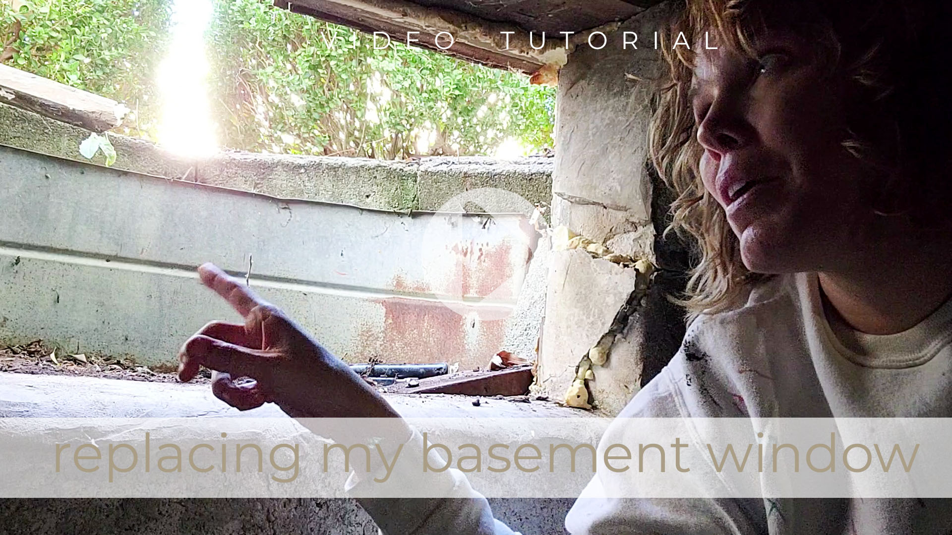 Video Demonstration of Replacing My Basement Window by Larissa of Prodigal Pieces | prodigalpieces.com #prodigalpieces Video Demonstration of Replacing My Basement Window by Larissa of Prodigal Pieces | prodigalpieces.com #prodigalpieces