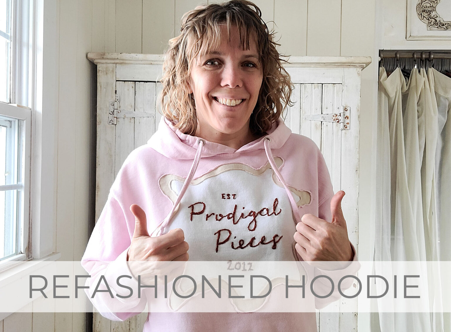 Showcase of Refashioned Hoodie by Larissa of Prodigal Pieces | prodigalpieces.com #prodigalpieces