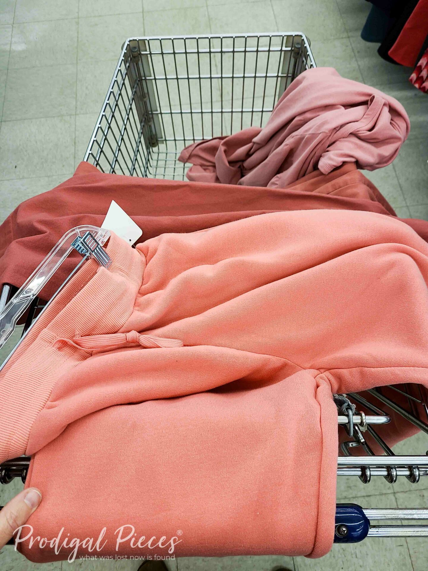 Coral Colored Thrifted Clothes for Refashion | prodigalpieces.com #prodigalpieces Coral Colored Thrifted Clothes for Refashion | prodigalpieces.com #prodigalpieces