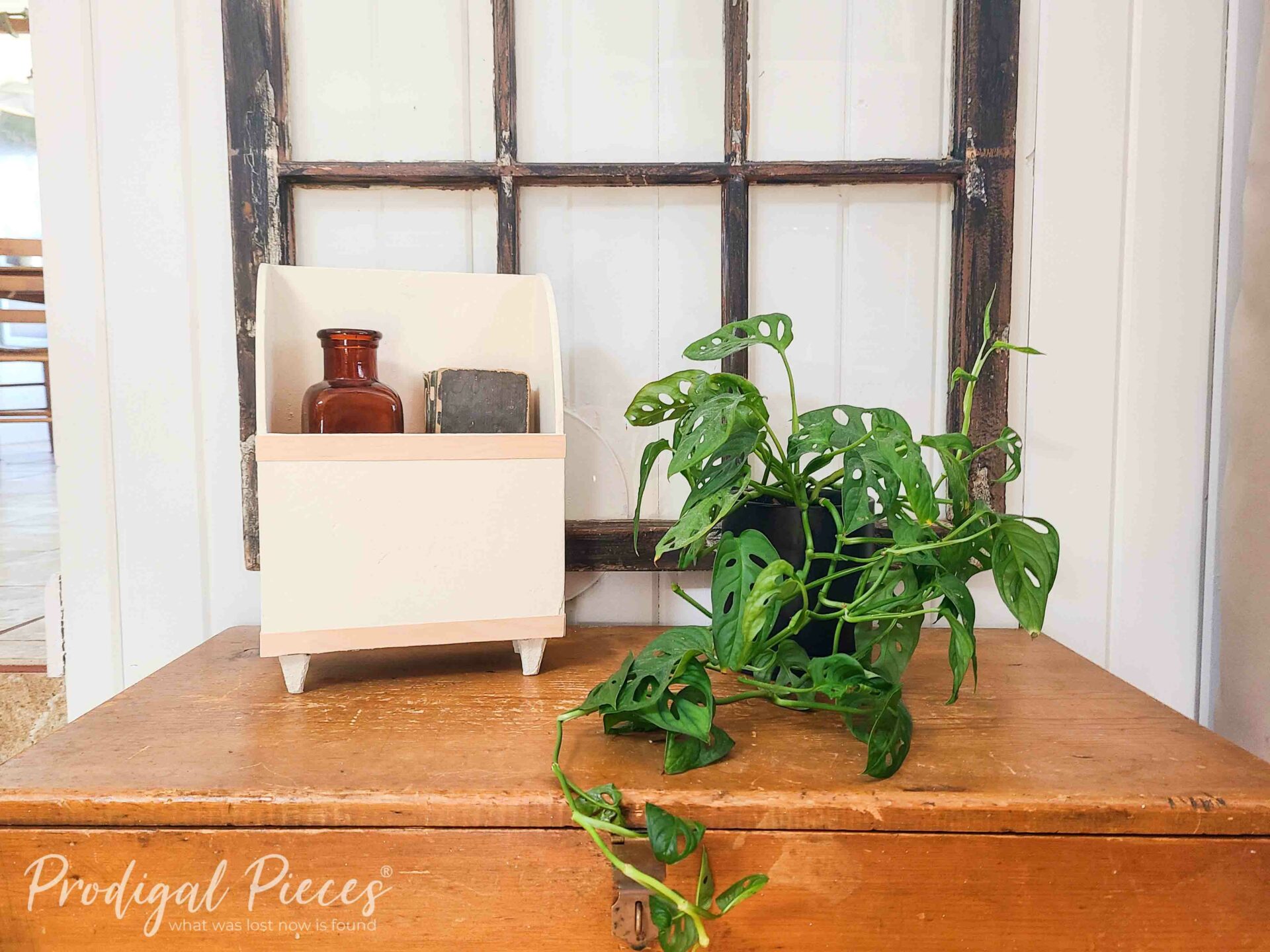 Boho Storage Box with Upcycled Egg Carton Feet by Larissa of Prodigal Pieces | prodigalpieces.com #prodigalpieces Boho Storage Box with Upcycled Egg Carton Feet by Larissa of Prodigal Pieces | prodigalpieces.com #prodigalpieces