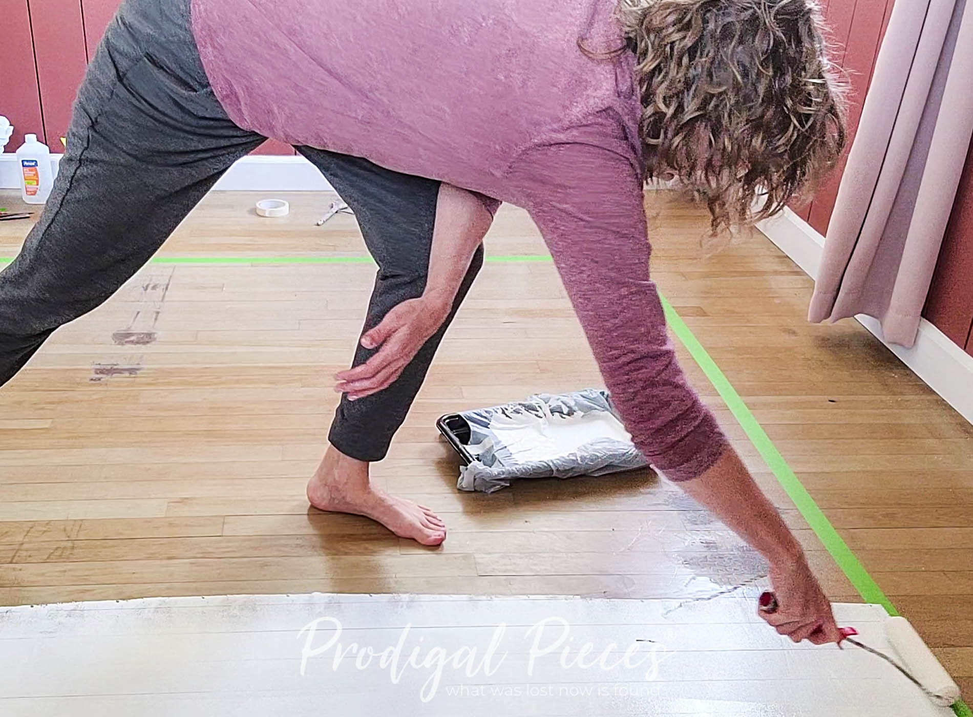 Featured DIY Painted Rug by Larissa of Prodigal Pieces | prodigalpieces.com #prodigalpieces
