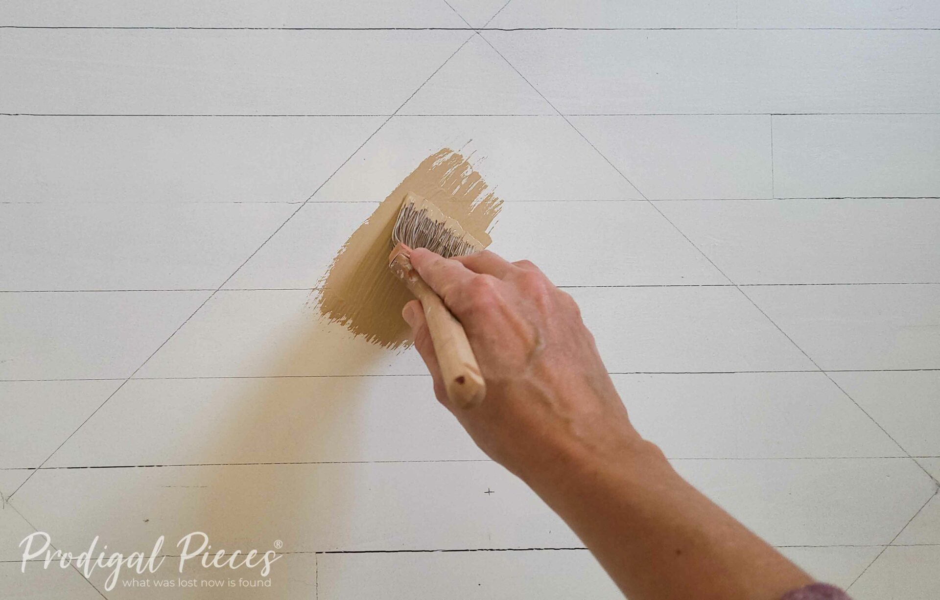 Painting DIY Checkerboard Floor for Faux Rug | prodigalpieces.com #prodigalpieces Painting DIY Checkerboard Floor for Faux Rug | prodigalpieces.com #prodigalpieces