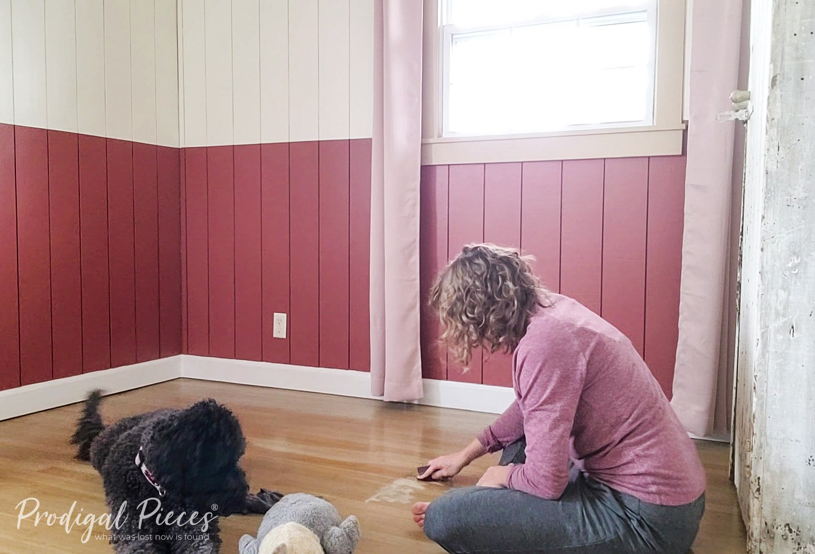 Sanding Damage on Hardwood Bedroom Floor | prodigalpieces.com #prodigalpieces Sanding Damage on Hardwood Bedroom Floor | prodigalpieces.com #prodigalpieces