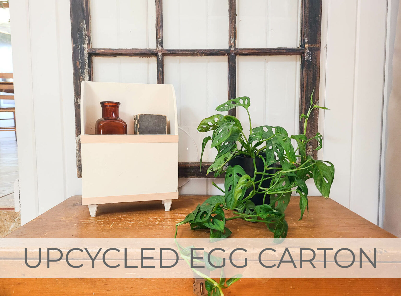 Showcase Upcycled Egg Carton to Accent DIY Home Decor by Larissa of Prodigal Pieces | prodigalpieces.com #prodigalpieces