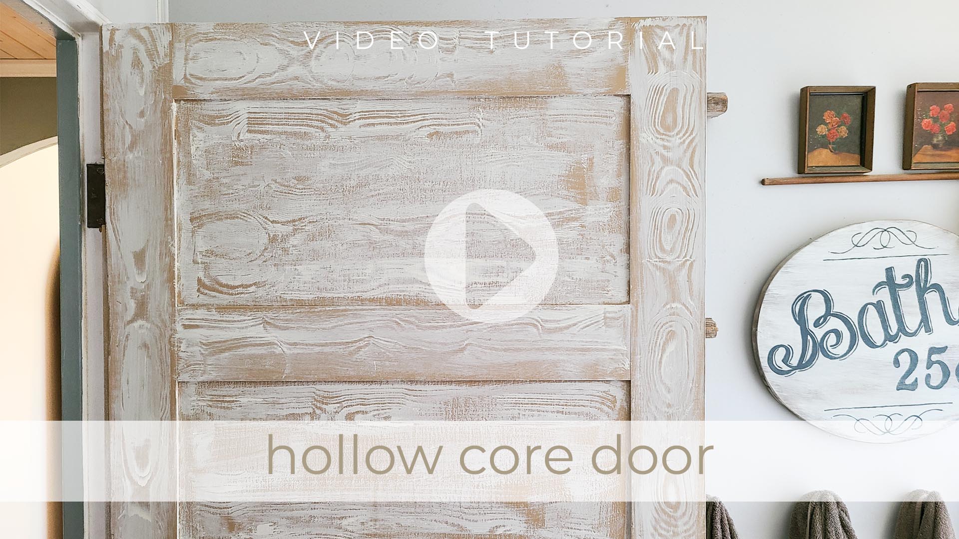 Video Hollow Core Door Tutorial by Larissa of Prodigal Pieces | prodigalpieces.com #prodigalpieces Video Hollow Core Door Tutorial by Larissa of Prodigal Pieces | prodigalpieces.com #prodigalpieces