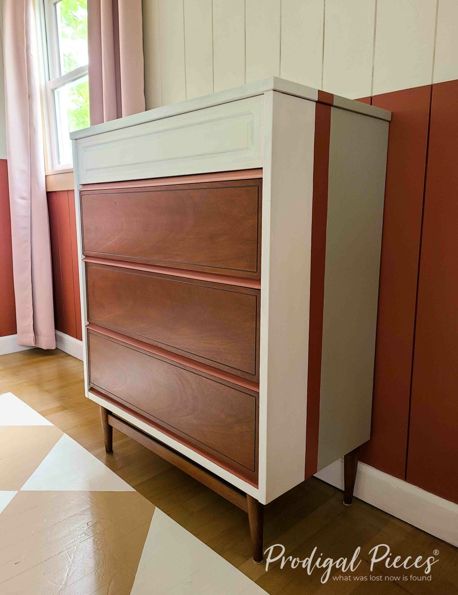 Mid Century Chest of Drawers Revival by Larissa of Prodigal Pieces | prodigalpieces.com #prodigalpieces Mid Century Chest of Drawers Revival by Larissa of Prodigal Pieces | prodigalpieces.com #prodigalpieces