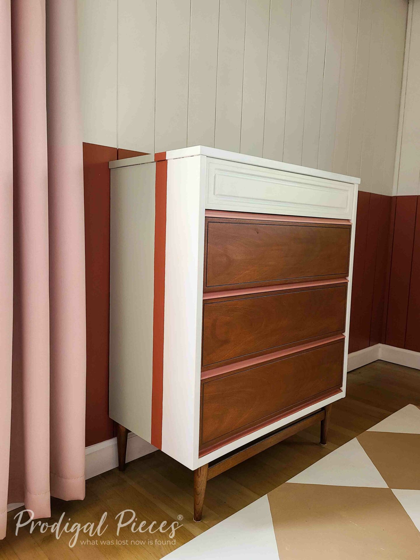 Striped Chest of Drawers by Larissa of Prodigal Pieces | prodigalpieces.com #prodigalpieces Striped Chest of Drawers by Larissa of Prodigal Pieces | prodigalpieces.com #prodigalpieces