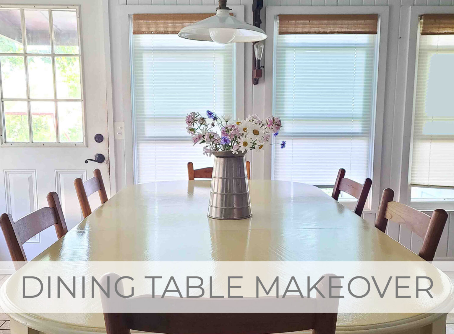 Showcase Dining Table Makeover by Livin' Real with Larissa | livinrealwithlarissa.com #livinrealwithlarissa