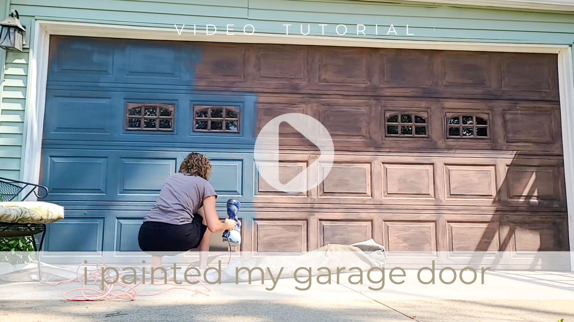 Video Vlog of Livin' Real with Larissa Tutorial - I Painted My Garage Door | livinrealwithlarissa.com #livinrealwithlarissa Video Vlog of Livin' Real with Larissa Tutorial - I Painted My Garage Door | livinrealwithlarissa.com #livinrealwithlarissa
