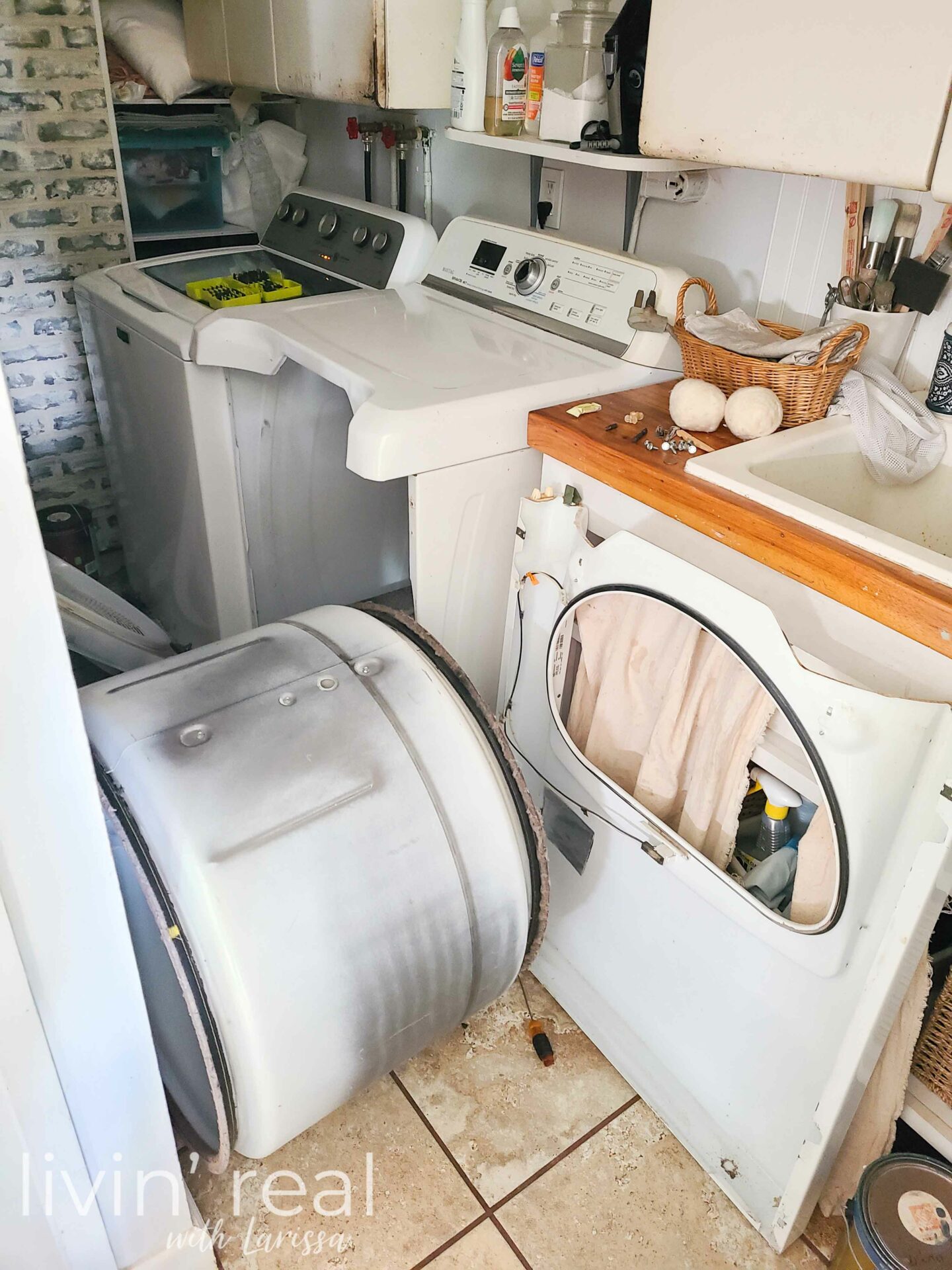 Larissa's Clothes Dryer Torn Apart for Repair | prodigalpieces.com #prodigalpieces.com Larissa's Clothes Dryer Torn Apart for Repair | prodigalpieces.com #prodigalpieces.com