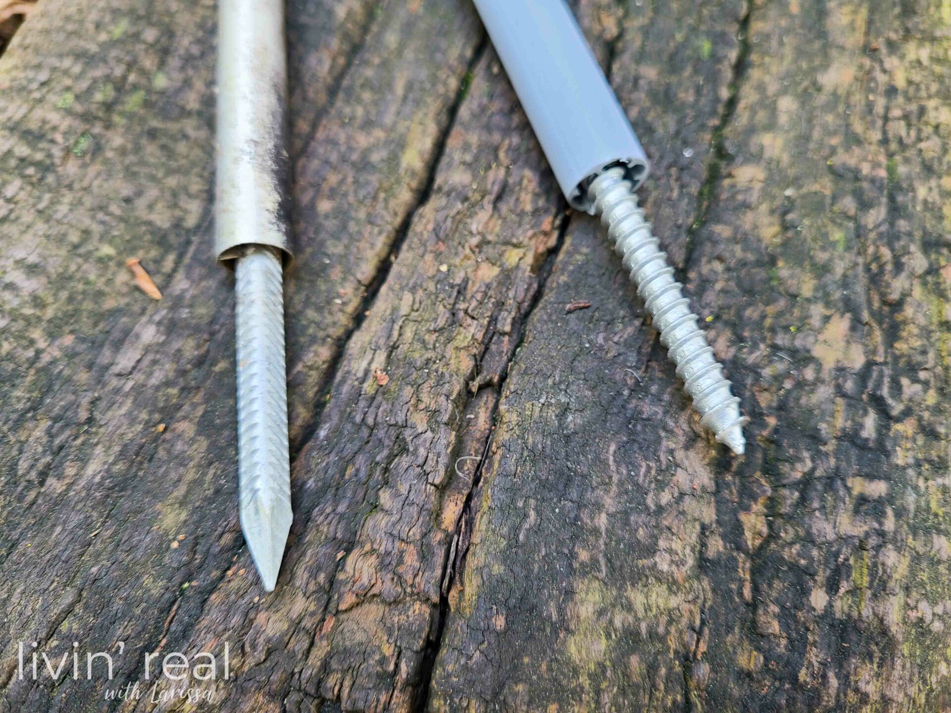 Comparison of Old vs. New Gutter Screws | livinrealwithlarissa.com #livinrealwithlarissa Comparison of Old vs. New Gutter Screws | livinrealwithlarissa.com #livinrealwithlarissa