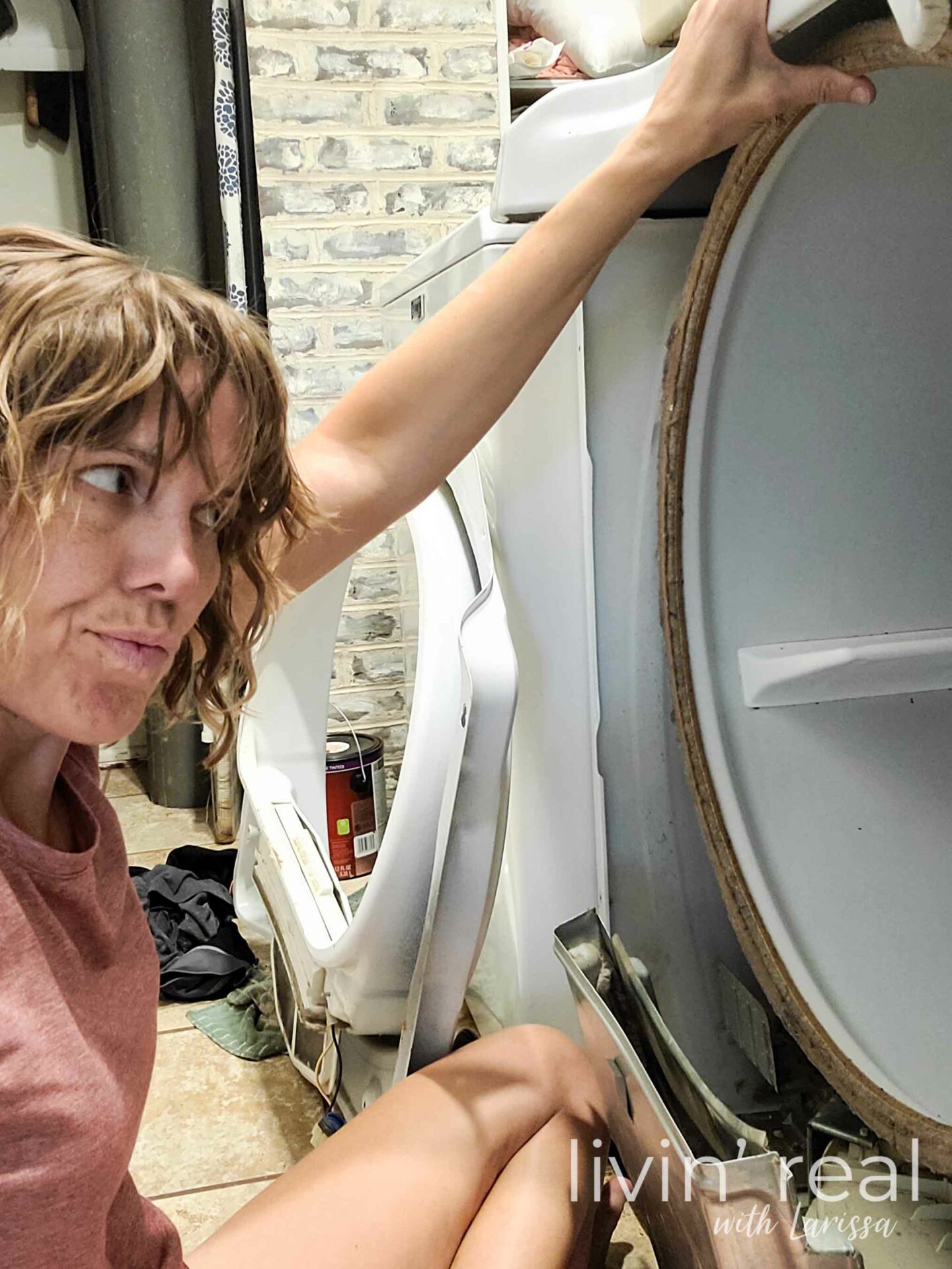 Larissa Repairing Maytag Dryer | livnrealwithlarissa.com #livinrealwithlarissa Larissa Repairing Maytag Dryer | livnrealwithlarissa.com #livinrealwithlarissa