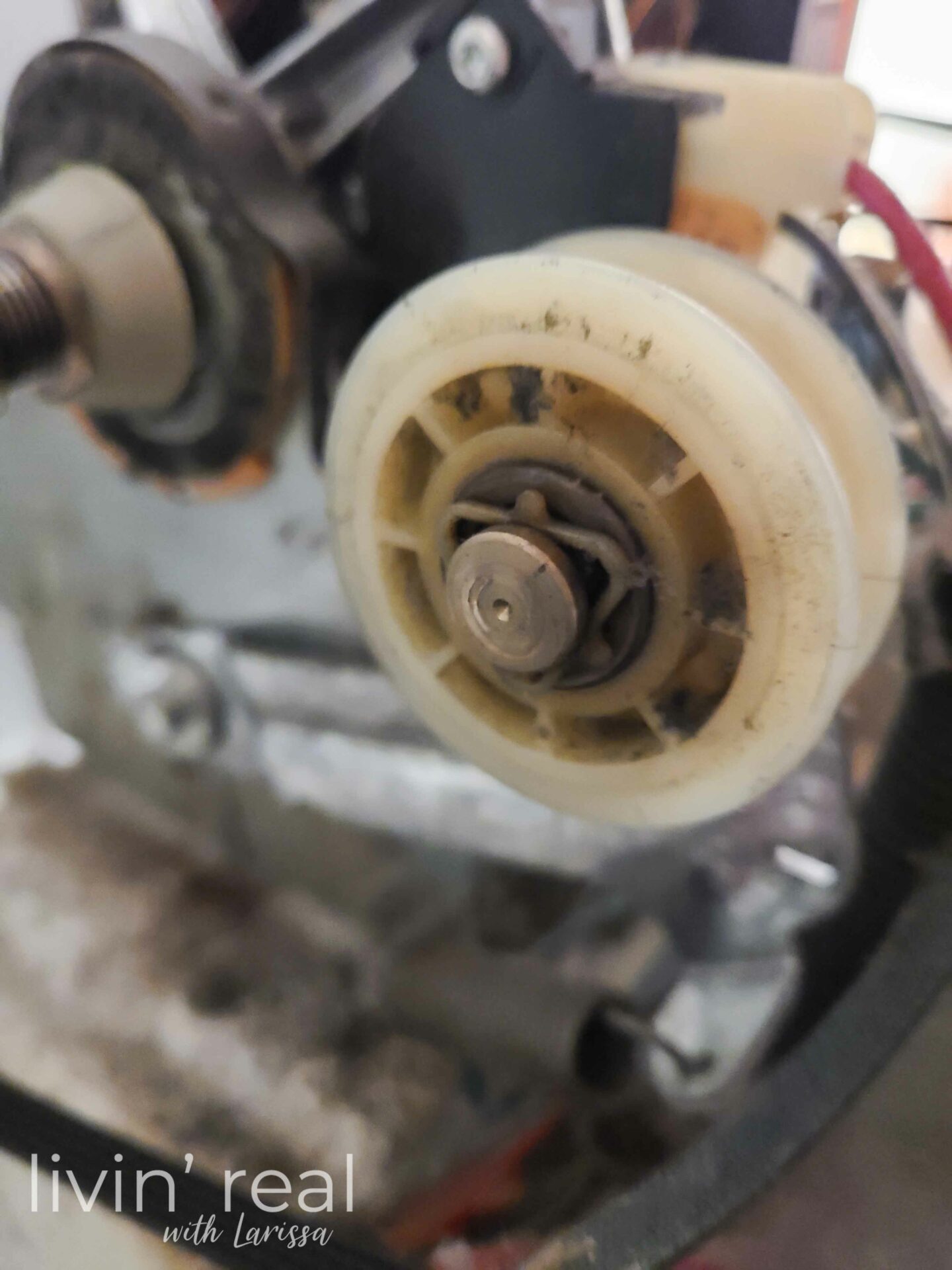 Maytag Idler Pulley Needing Replaced | prodigalpieces.com #prodigalpieces Maytag Idler Pulley Needing Replaced | prodigalpieces.com #prodigalpieces