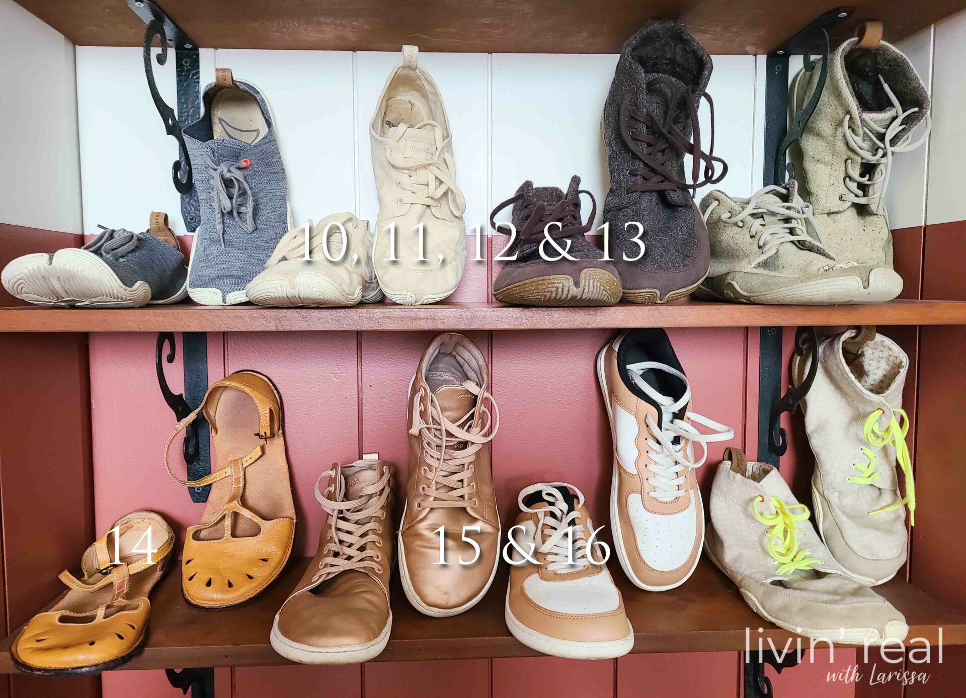 Bottom Row of Barefoot Shoes | Wildling, Softstar, FeelGrounds | livinrealwithlarissa.com #livinrealwithlarissa Bottom Row of Barefoot Shoes | Wildling, Softstar, FeelGrounds | livinrealwithlarissa.com #livinrealwithlarissa
