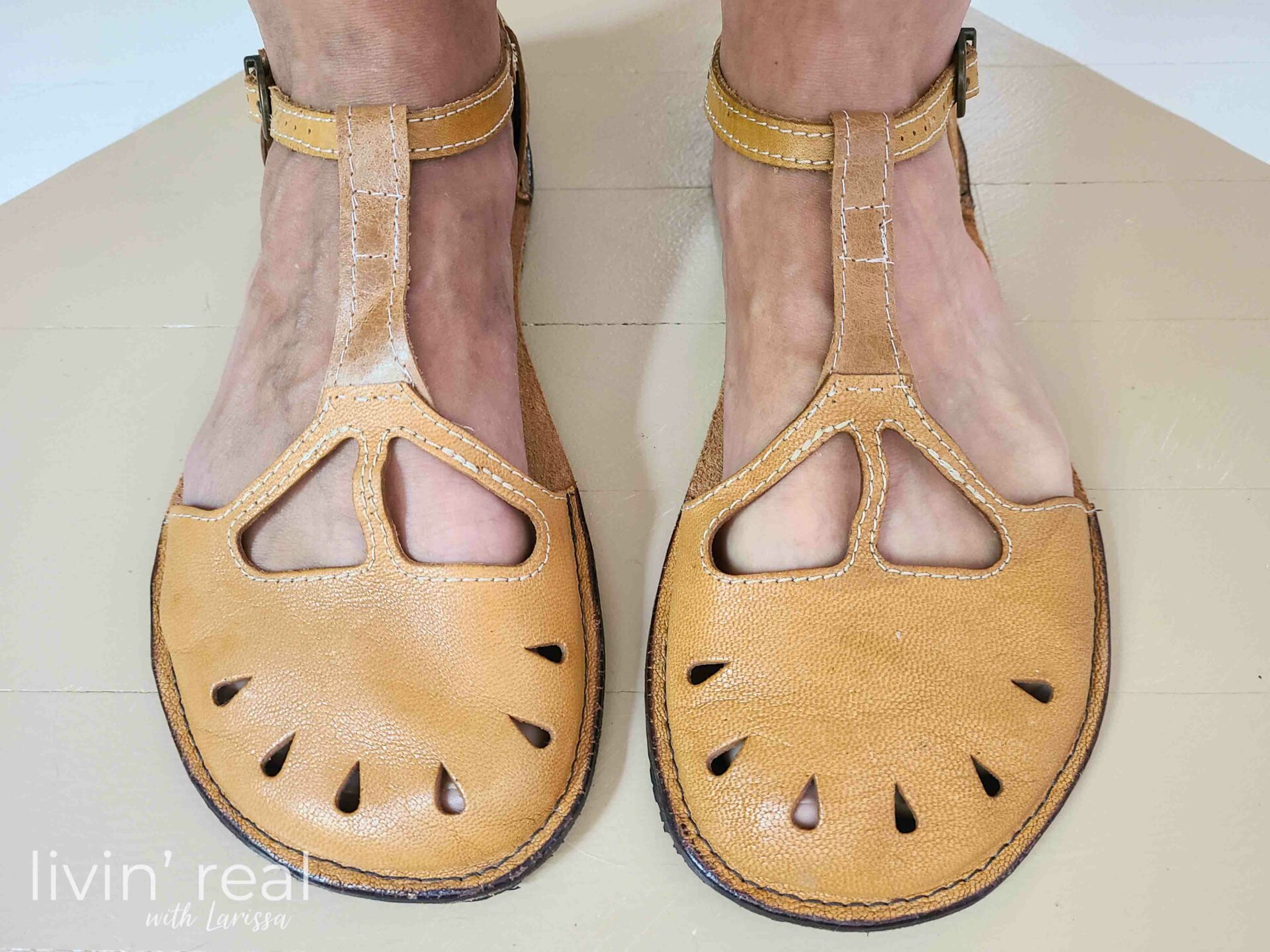 Repaired Leather GeaSoles Geo Sandals by Livin' Real with Larissa | livinrealwithlarissa.com #livinrealwithlarissa Repaired Leather GeoSole Sandals by Livin' Real with Larissa | livinrealwithlarissa.com #livinrealwithlarissa