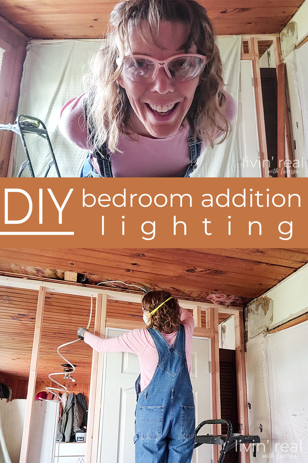 DIY Bedroom Addition Lighting by Livin' Real with Larissa | livinrealwithlarissa.com #livinrealwithlarissa