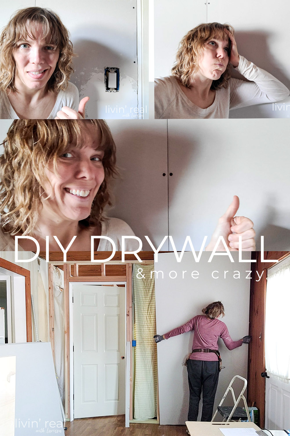 Livin' Real with Larissa and DIY Drywall | livinrealwithlarissa.com #livinrealwithlarissa Livin' Real with Larissa and DIY Drywall | livinrealwithlarissa.com #livinrealwithlarissa