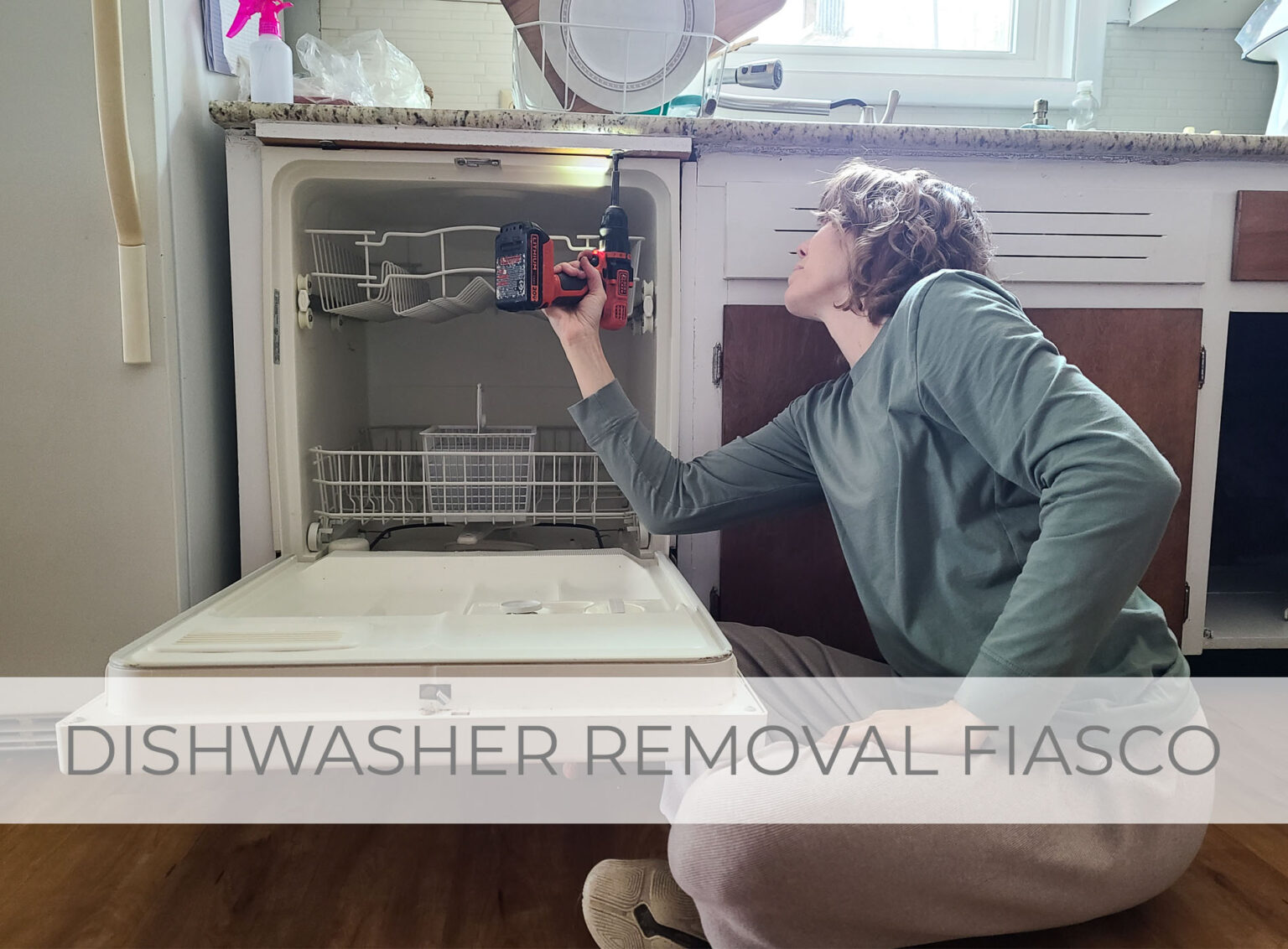 Showcase of DIY Dishwasher Removal by Livin' Real with Larissa | livinrealwithlarissa.com #livinrealwithlarissa