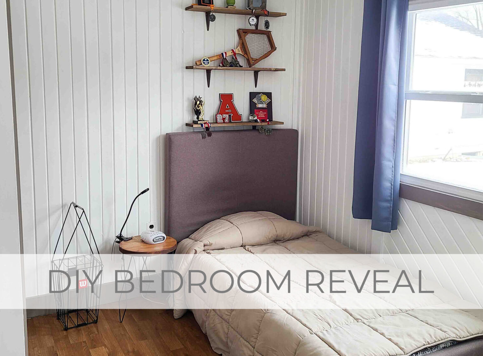 Showcase of new home DIY Bedroom Reveal by Livin' Real with Larissa | livinrealwithlarissa.com #livinrealwithlarissa