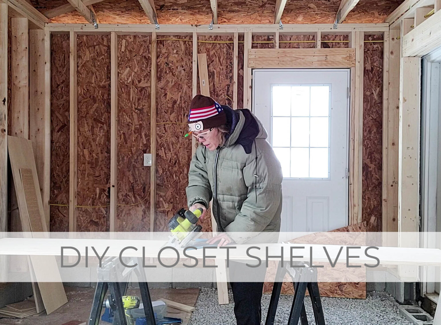 Showcase DIY Closet Shelving for Girls' Bedroom by Livin' Real with Larissa | livinrealwithlarissa.com #livinrealwithlarissa