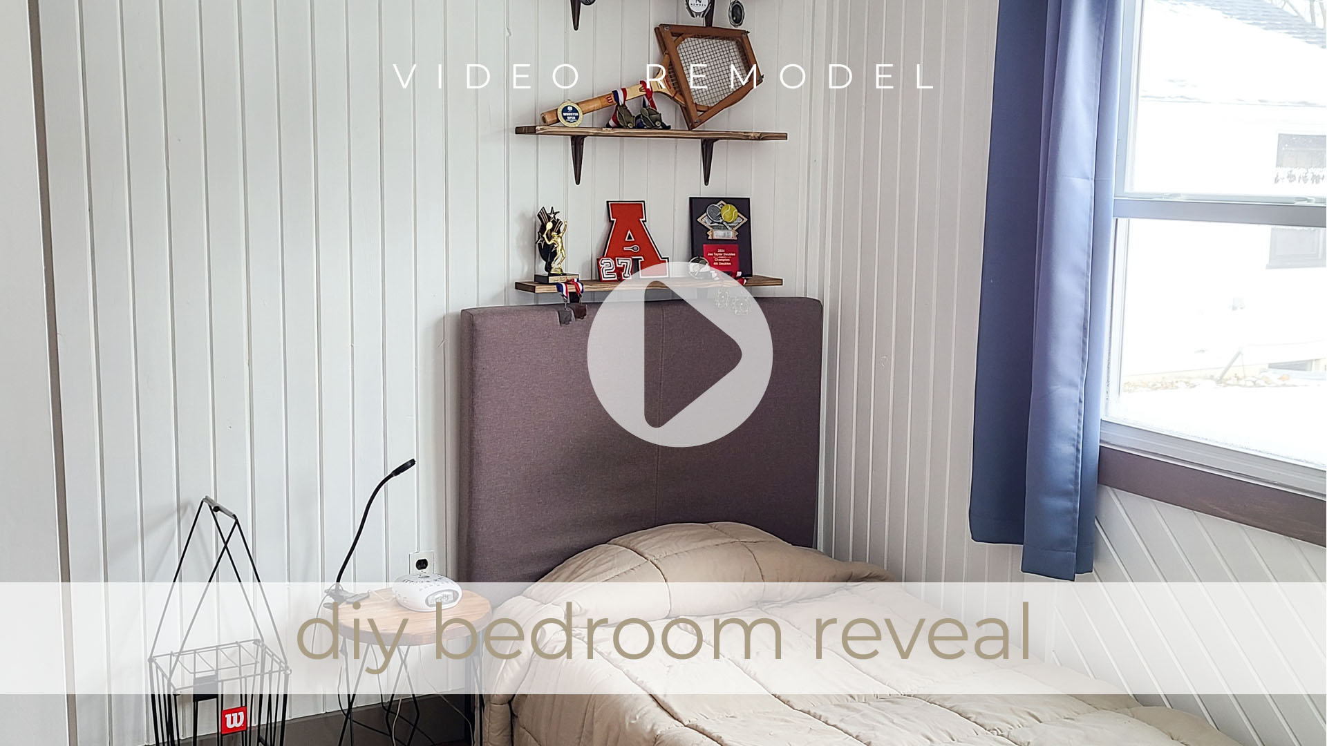 Video Vlog of new home DIY Bedroom Reveal by Livin' Real with Larissa | livinrealwithlarissa.com #livinrealwithlarissa