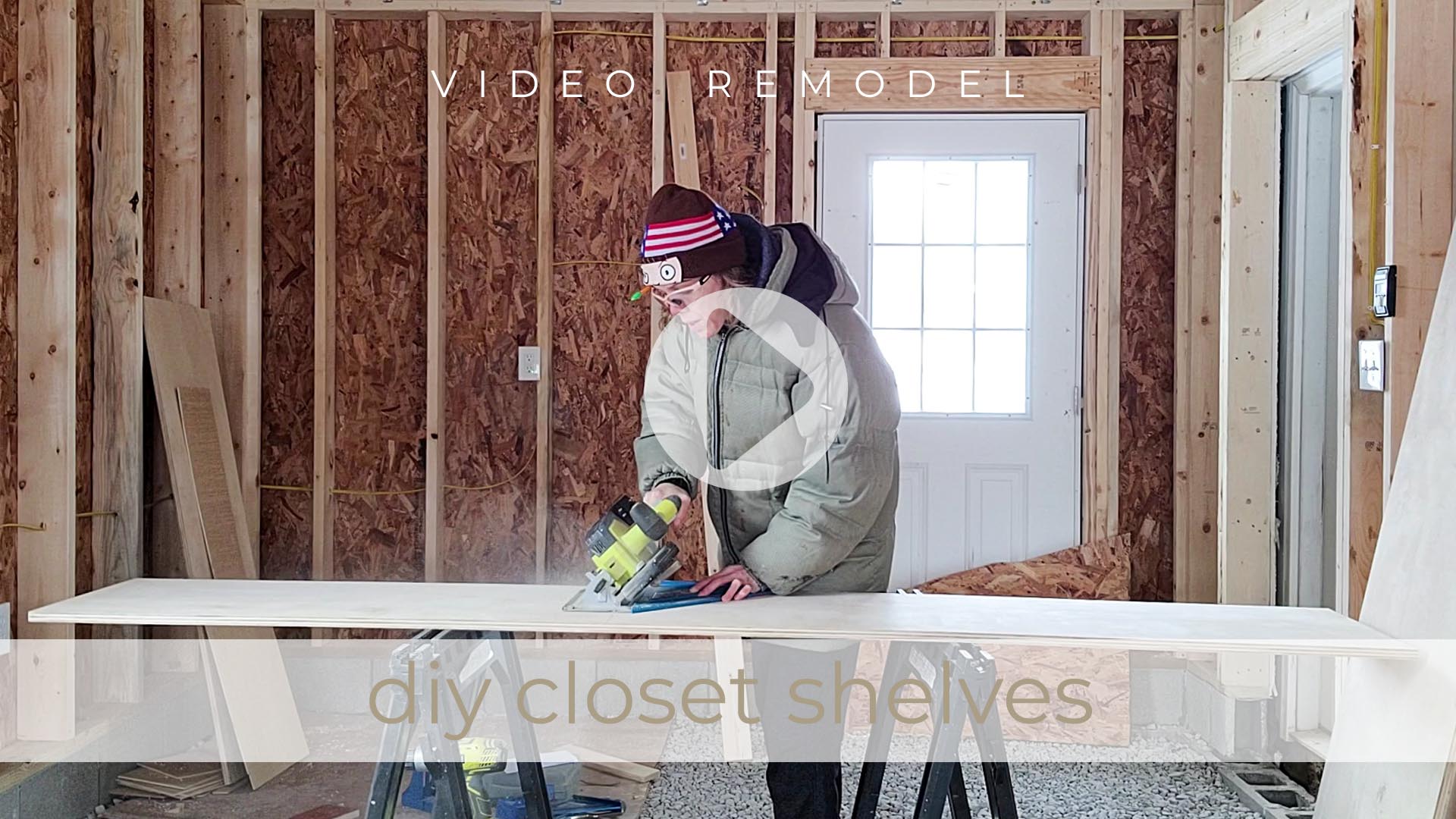 Video Vlog of DIY Closet Shelving by Livin' Real with Larissa | livinrealwithlarissa.com #livinrealwithlarissa Video Vlog of DIY Closet Shelving by Livin' Real with Larissa | livinrealwithlarissa.com #livinrealwithlarissa