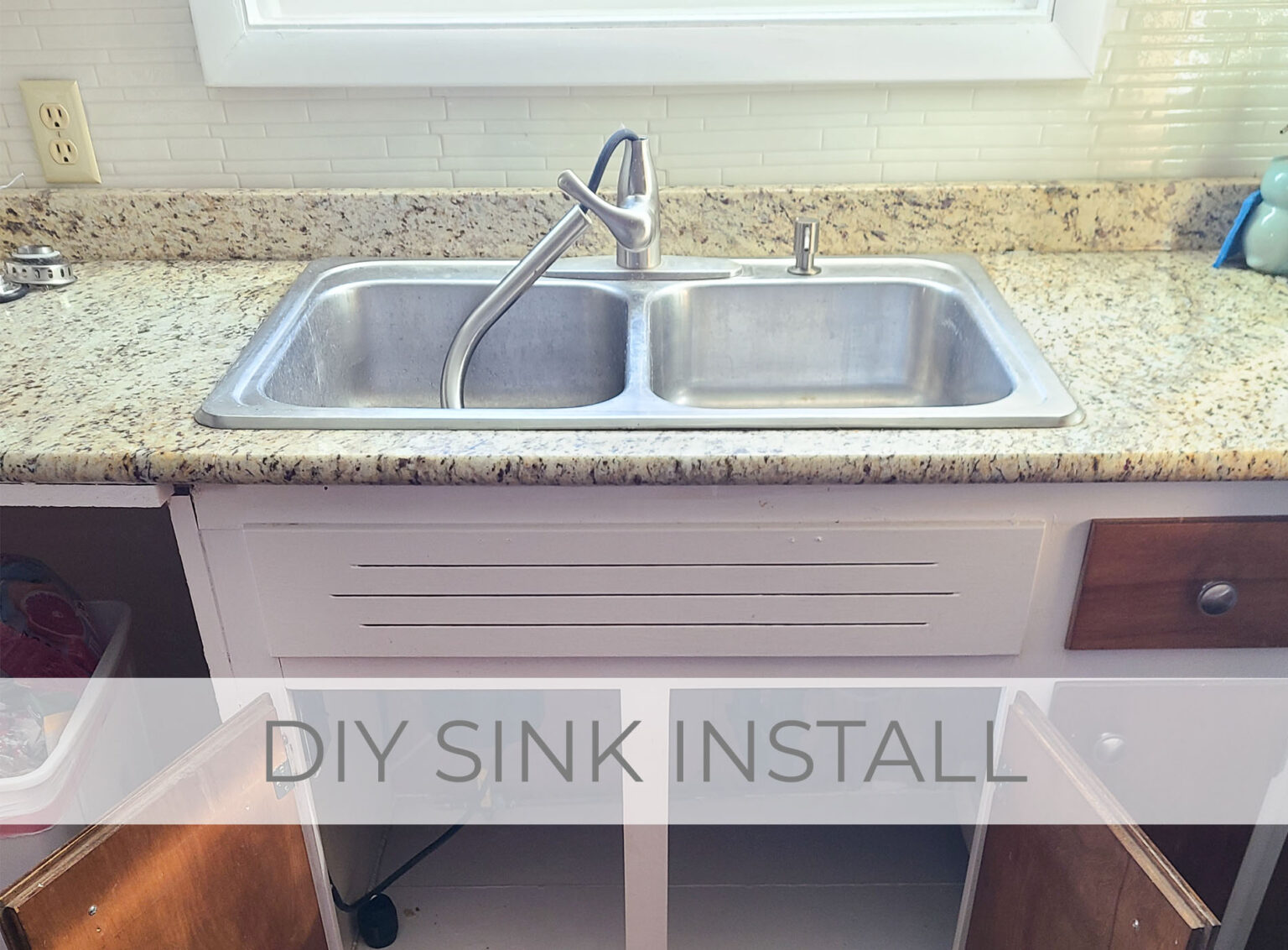 Showcase of DIY Granite Composite Sink Install by Livin' Real with Larissa | livinrealwithlarissa.com #livinrealwithlarissa