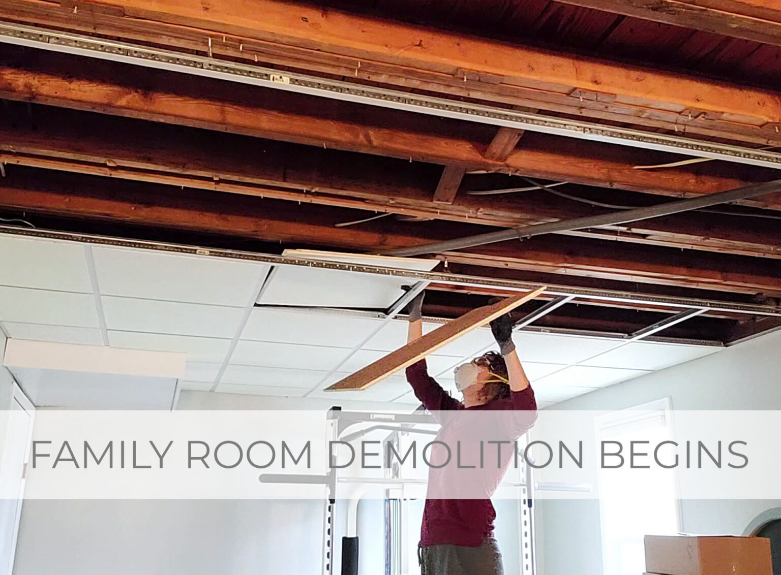 Showcase of Family Room Beginning at New Home by Livin' Real with Larissa | livinrealwithlarissa.com #livinrealwithlairssa