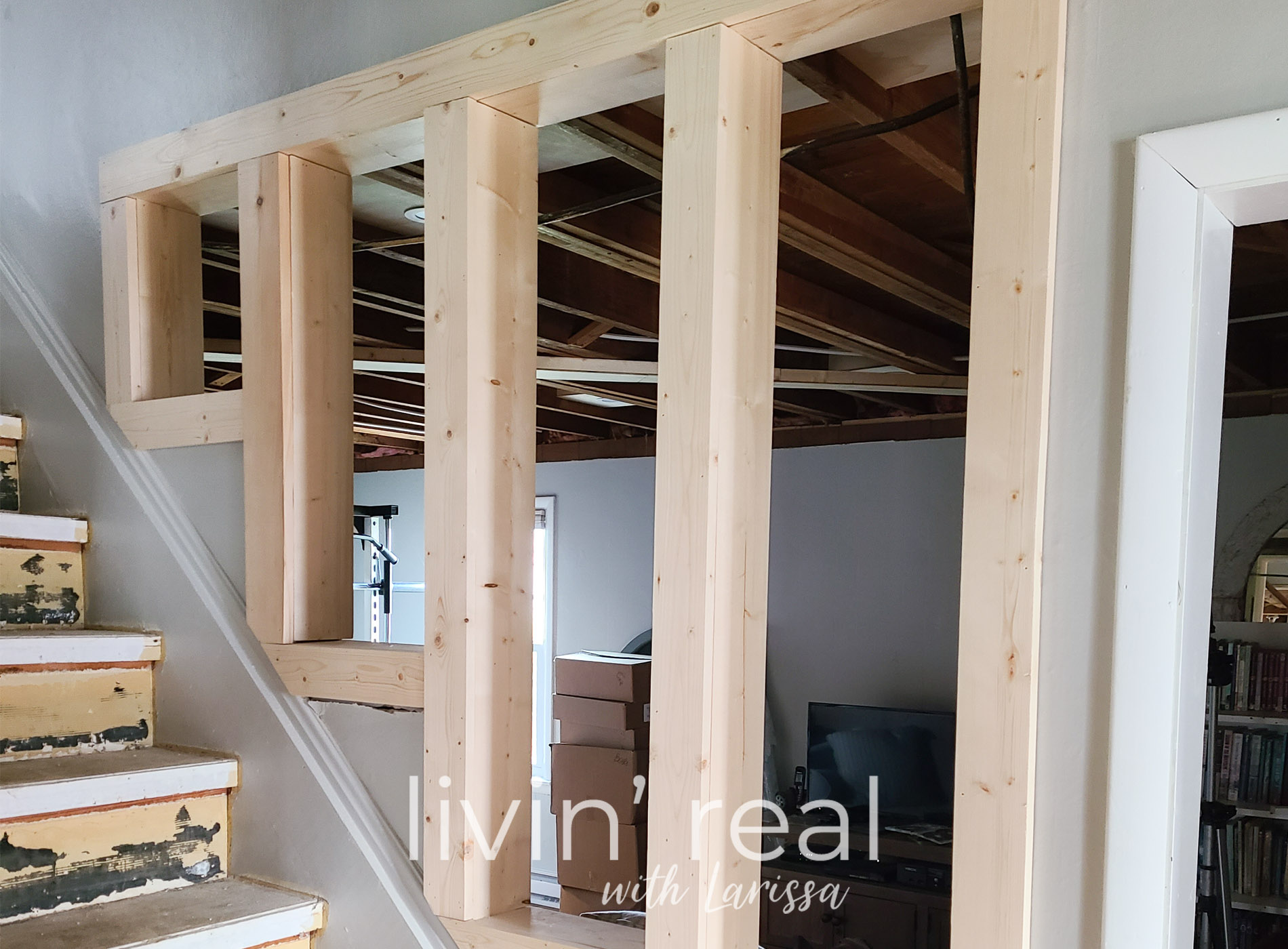Featured New Home Staircase Update by Livin' Real with Larissa | livinrealwithlarissa.com #livinrealwithlarissa