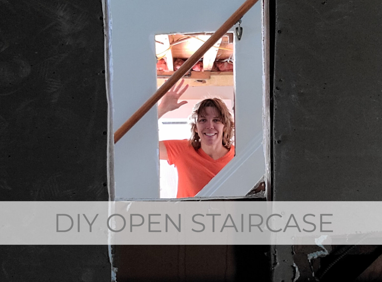 Showcase of Open Staircase DIY Remodel by Livin' Real with Larissa | livinrealwithlarissa.com #livinrealwithlarissa