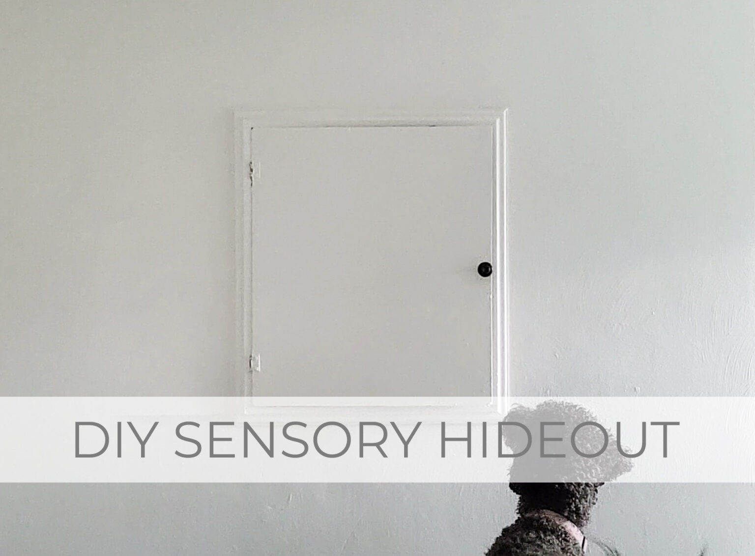 Showcase of DIY Sensory Hideout from Wasted Attic Access Space by Livin' Real with Larissa | livinrealwithlarissa.com #livinrealwithlarissa