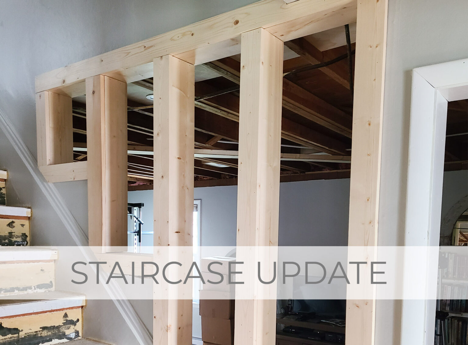 Showcase of New Home Staircase Update by Livin' Real with Larissa | livinrealwithlarissa.com #livinrealwithlarissa