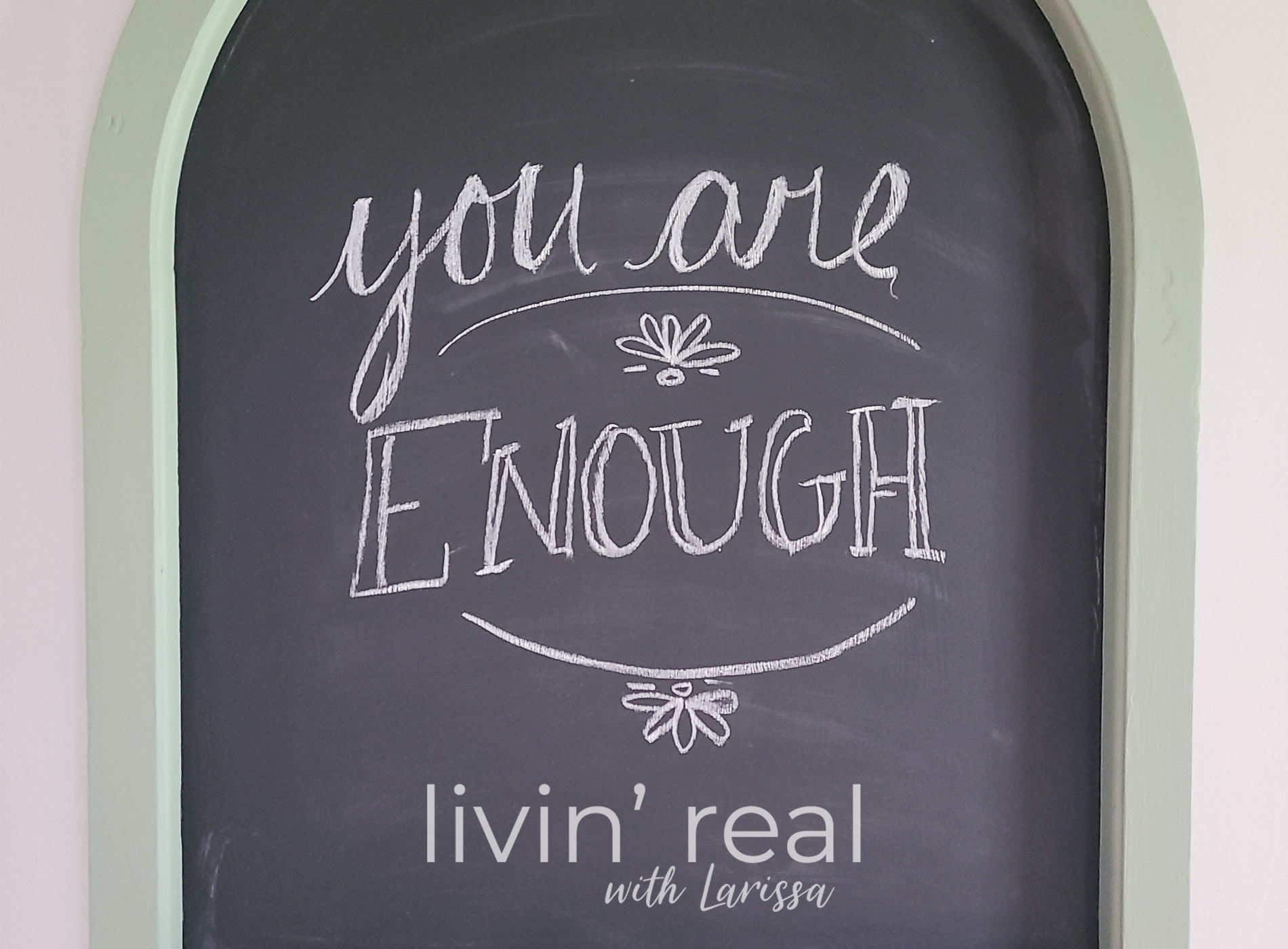 Featured Upcycled Chalkboard and Remodel Update by Livin' Real with Larissa | livinrealwithlarissa.com #livinrealwithlarissa