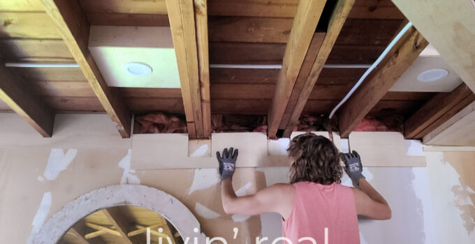 DIY Ceiling Transition